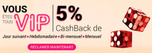 All Cashback accueil
