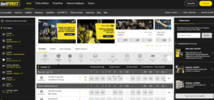 paris sportifs sur la plateforme betfirst 