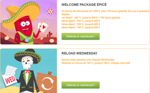 Spicy Spins promotions