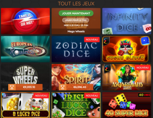 supergame gamme de jeux