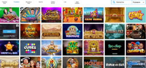 gamme de jeu casino en ligne Evolve Casino 