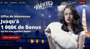 pack de bienvenue du casino paris