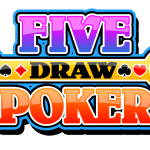Five draw video poker logo
