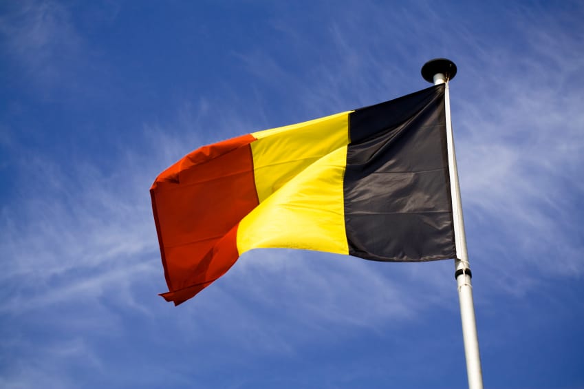 bendera belgia