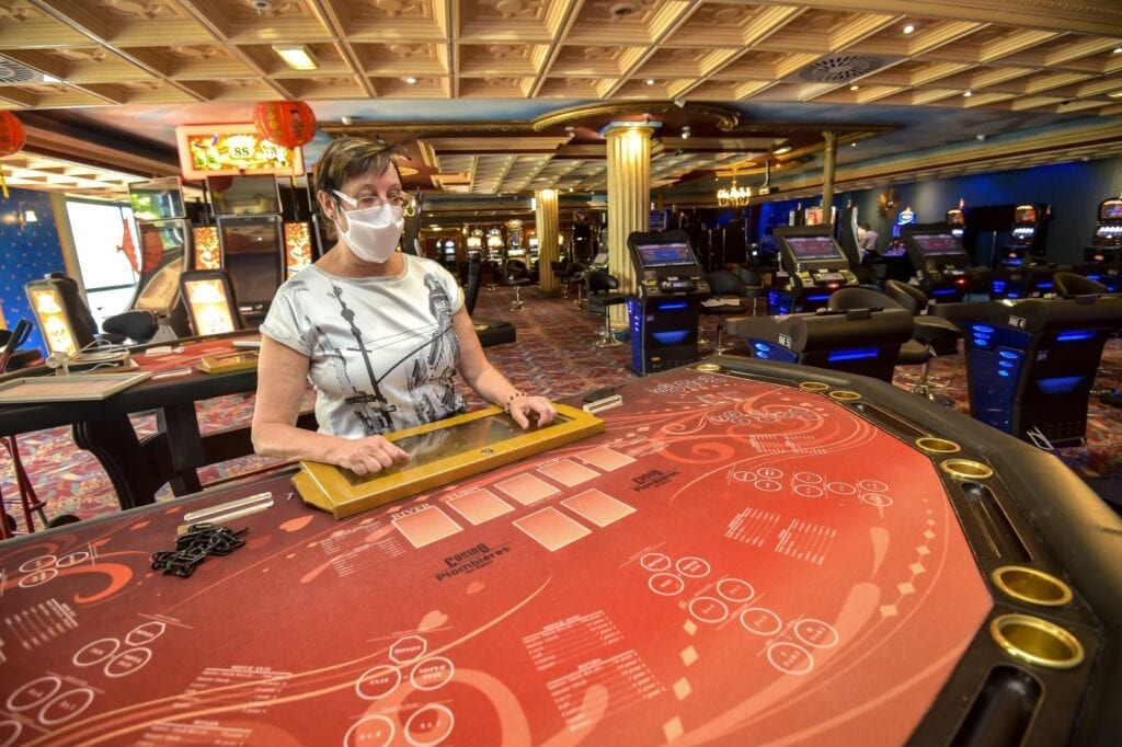 Port de masque dans les casinos
