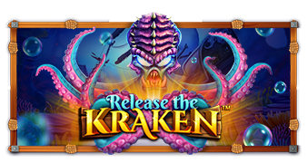 release the kraken machine à sous logo 