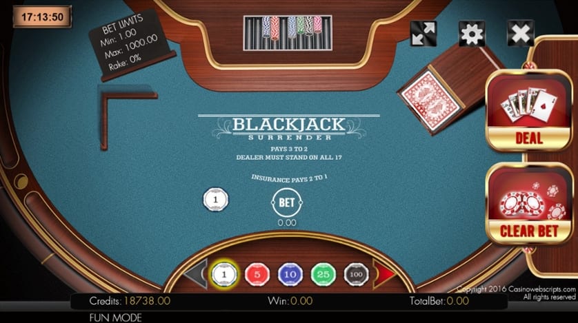 mode fun blackjack