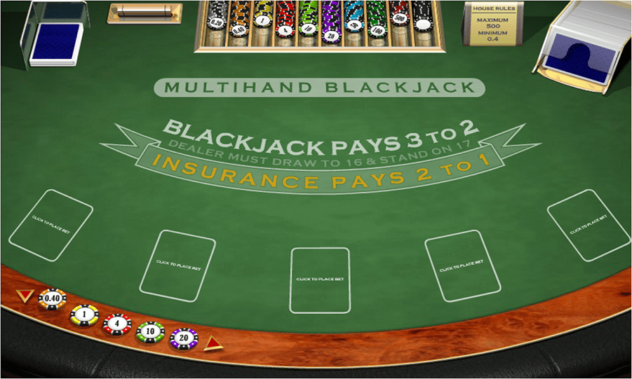 table de blackjack