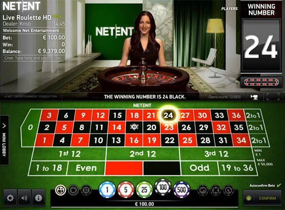 NetEnt live roulette