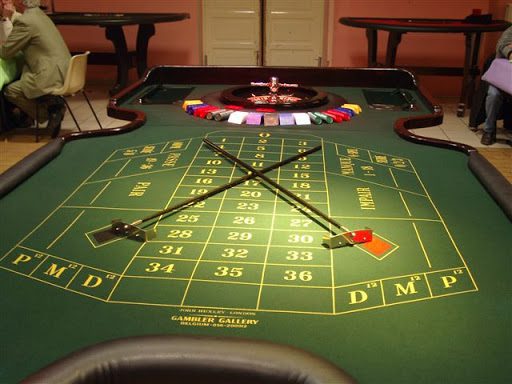 tapis de roulette anglaise dans un casino