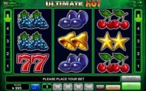 Slot vidéo Ultimate Hot EGT Interactive