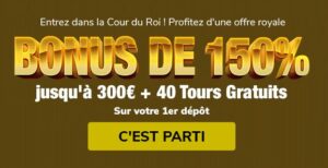 10 000€ de bonus sur kings chance