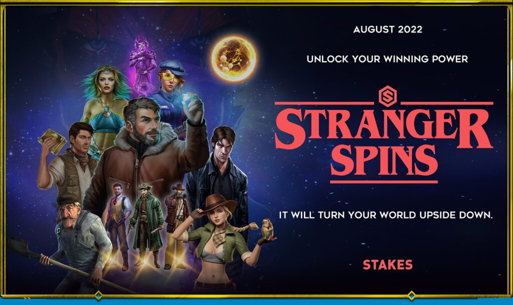 La promo Stranger Spins du casino Stakes