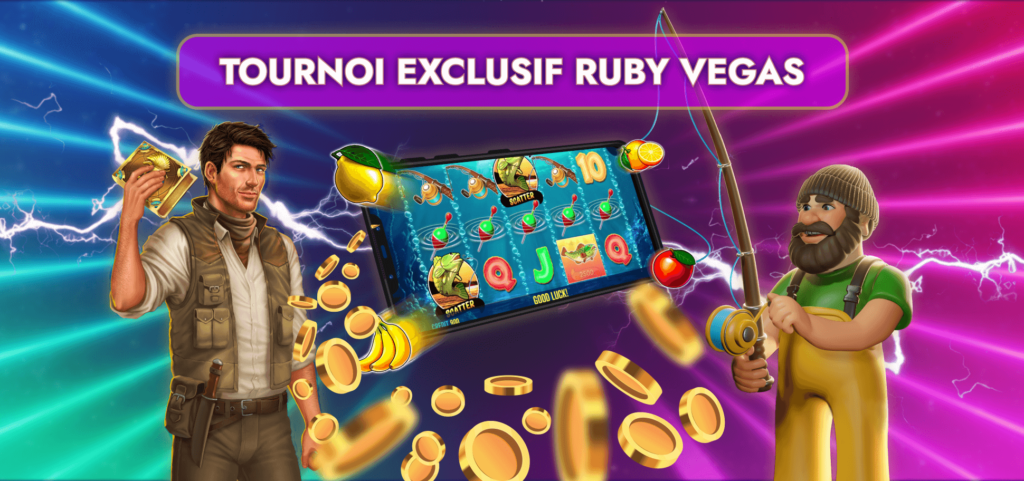 Ruby Vegas : argent et Free Spins sur ce tournoi exclusif