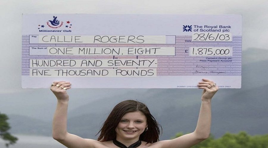 jeune gagnante lotterie britannique image